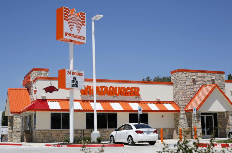 NWA Democrat-Gazette/DAVID GOTTSCHALK - The new Whataburger store opening July 20, 2015 at 1956 W. Martin Luther King Jr. Boulevard in Fayetteville Monday, July 13, 2015.